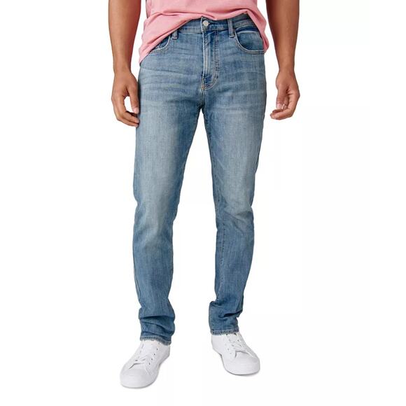 Lucky Brand Men's 34x34 Blue 410 Athletic Straight Jeans Medium Wash Denim G36-4 - Picture 1 of 10